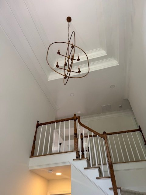Stairwell repaint, finished in Johns Creek GA — AAA Construction Services