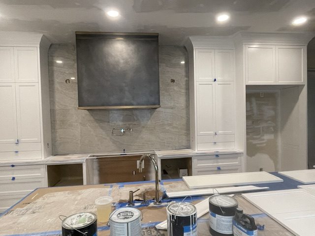 Kitchen cabinet repaint in Sandy Springs GA — AAA Construction Services