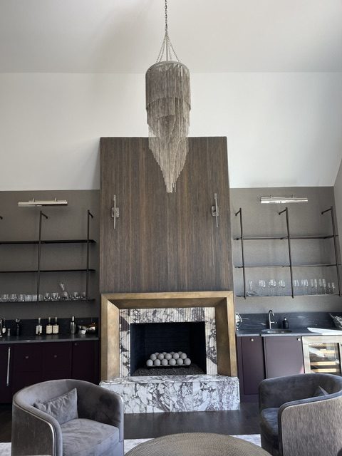 Restaurant fireplace wall coating in Perimeter Mall GA — AAA Construction Services