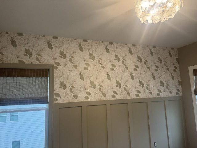 Wallpaper with board & batten in Alpharetta GA — AAA Construction Services
