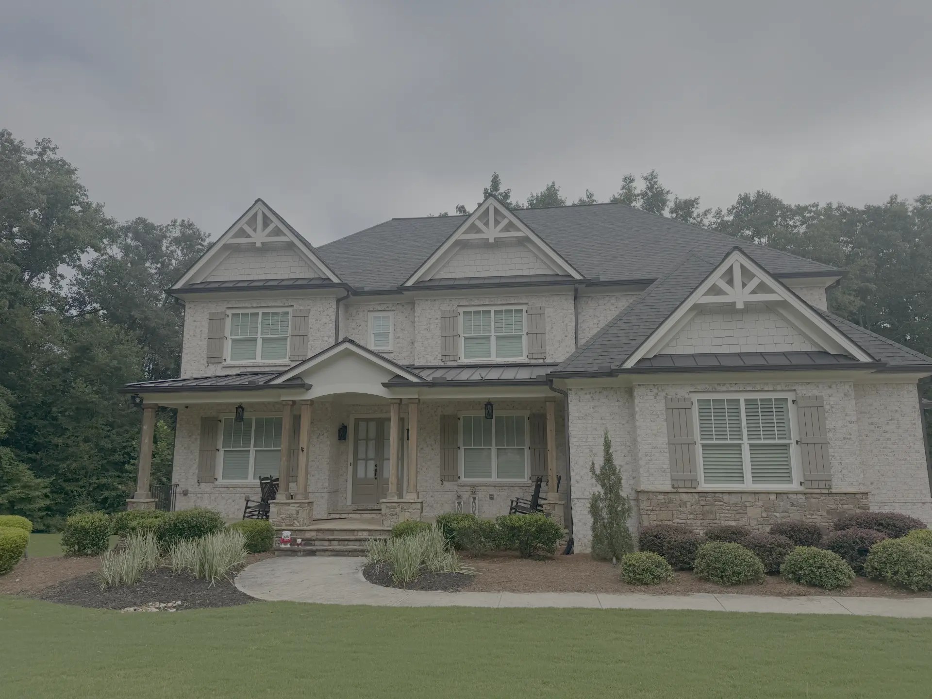 Exterior trim, wood & siding repaint in Chateau Elan, Braselton GA — AAA Construction Services