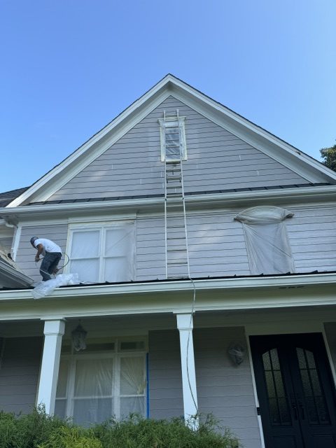 Full exterior surface prep in Roswell GA — AAA Construction Services